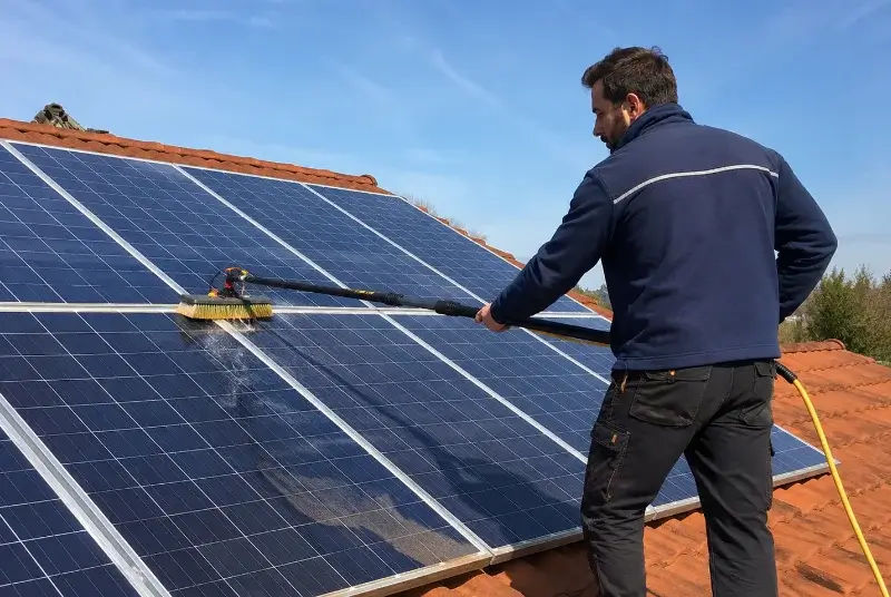 Nettoyage et entretien de panneaux solaires à Hangenbieten